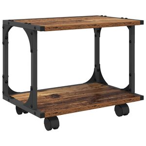 vidaXL Soporte para Impresora Madera envejecida 41 x 28 x 33,5 cm