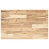 vidaXL Encimera tocador ba&ntilde;o madera acacia sin tratar 100x50x4 cm