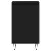vidaXL Aparadores 2 uds madera de ingenier&iacute;a negro 40x35x70 cm