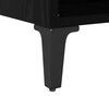 vidaXL Conjunto de mueble de TV Negro 69,5 x 30 x 50 cm