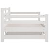 vidaXL Sof&aacute; cama extra&iacute;ble sin colch&oacute;n blanco 2x(90x190) cm