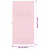 vidaXL Toallas Deportivas 2 pcs Rosa 180 x 90 cm Poli&eacute;ster y Poliamida