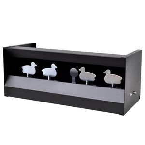 vidaXL Objetivo de tiro magn&eacute;tico recoge perdigones 4+1 dise&ntilde;o pato