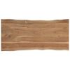 vidaXL Mesa de comedor madera maciza de acacia 120x58x76 cm