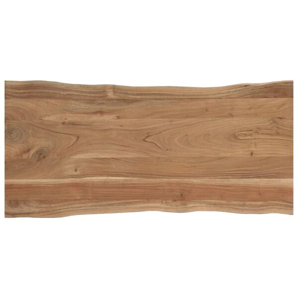 vidaXL Mesa de comedor madera maciza de acacia 120x58x76 cm