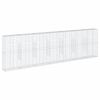 vidaXL Cesta de gaviones con cubierta hierro galvanizado 700x50x200 cm