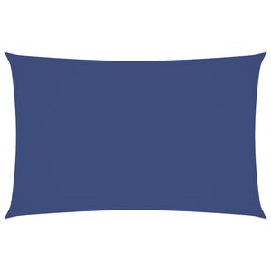 vidaXL Toldo de vela rectangular tela Oxford azul 4x7 m