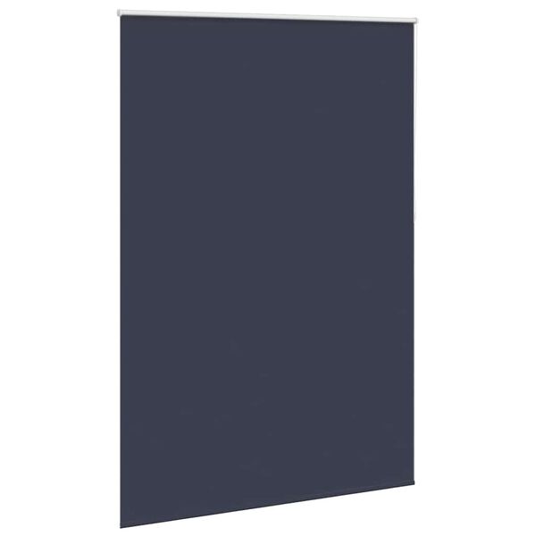 vidaXL Estor enrollable opaco 144,4x230 cm Tejido Ancho 140 cm Azul Marino