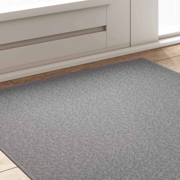 vidaXL Runner de Alfombra Gris Claro 100 x 100 cm 100% Polipropileno