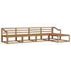 vidaXL Conjunto de sof&aacute;s de exterior 5 uds. Natural