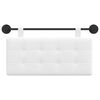 vidaXL Cabecera Colgante Montaje en la pared 100 x 55 x 5 cm tela