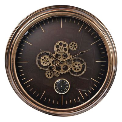 Gifts Amsterdam Reloj de radar Budapest termómetro metal dorado 58,5cm