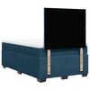 vidaXL Cama box spring con colch&oacute;n terciopelo azul 120x190 cm