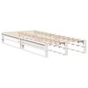 vidaXL Estructura cama sin colch&oacute;n madera maciza pino blanca 100x200cm