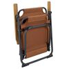 Bo-Camp Silla plegable de camping Bushwick marr&oacute;n