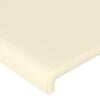 vidaXL Cabecero con orejas cuero sint&eacute;tico crema 103x16x118/128cm