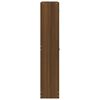 vidaXL Mueble zapatero madera contrachapada marr&oacute;n roble 59x17x81 cm