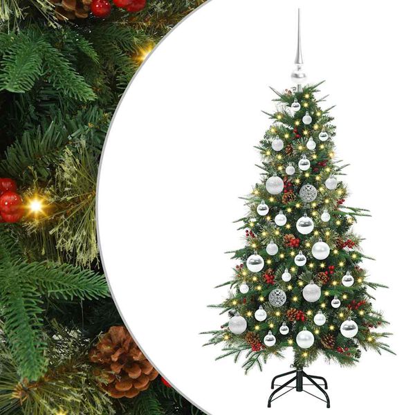 vidaXL &Aacute;rbol de Navidad artificial con ramas articuladas Verde 120 cm