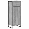 vidaXL Juego de muebles de ba&ntilde;o Gris Sonoma Madera de ingenier&iacute;a