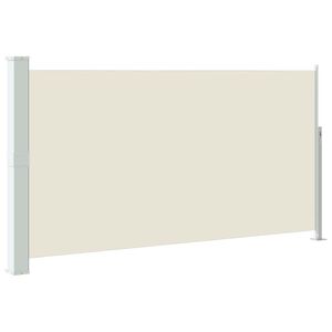 vidaXL Toldo lateral de jard&iacute;n o terraza crema 160x300 cm