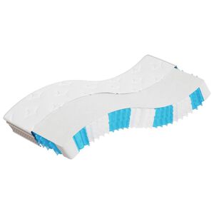 vidaXL Colch&oacute;n de muelles ensacados firmeza media 90x200 cm