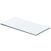 vidaXL Panel de estante vidrio claro 40x15 cm