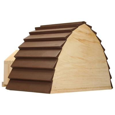 ProGarden Casa para erizos madera con corteza de árbol 34,5x20x23,5 cm