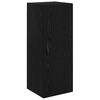 vidaXL Armario de pared Roble Negro 34,5 x 34 x 90 cm