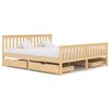 vidaXL Estructura de cama con 4 cajones madera maciza pino 180x200 cm