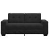 vidaXL Sofá Loveseat Terciopelo Negro 140 cm