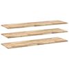 vidaXL Estantes flotantes 3 uds madera acacia sin tratar 160x40x2 cm