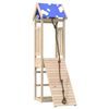 vidaXL Parque infantil de exterior de madera maciza de pino