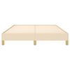 vidaXL Cama sin colch&oacute;n tela color crema 140x200 cm