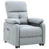 vidaXL Sill&oacute;n elevable tela gris claro