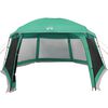 vidaXL Carpa para piscina con desmontables y paredes verde 618x532 cm