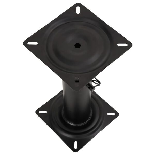 vidaXL Pedestal para asiento de barco ajustable acero 28-45,5 cm