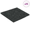 vidaXL Patio de gr&aacute;nulo de goma Negro 9 x 9 x 0,3 cm Goma