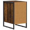vidaXL Mesa de Noche Roble Humo 39.5 x 30 x 50 cm Madera contrachapada