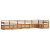 vidaXL Conjunto de sof&aacute;s de exterior 6 uds. Natural