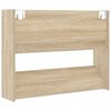 vidaXL Zapateros de pared 2 uds contrachapada roble Sonoma 80x18x60 cm