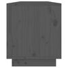 vidaXL Mueble de TV de madera maciza de pino gris 110,5x34x40 cm