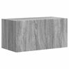 vidaXL Conjunto de mueble de TV 4 pcs Gris Sonoma Madera de ingenier&iacute;a