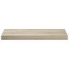 vidaXL Estantes flotantes de pared 2 uds MDF roble 60x23,5x3,8 cm