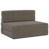 vidaXL Sof&aacute; Cama Plegable Gris Claro 100 x 80 x 60 cm Tela