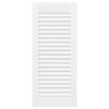 vidaXL Puerta de armario de lamas 2 uds blanco 69x29,5 cm