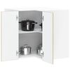 vidaXL Mueble cocina esquina pared Porto roble sonoma