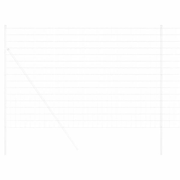 vidaXL Cerca Euro Plateado 1.6 x 10 m