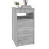 vidaXL Cajonera de madera contrachapada gris Sonoma 40x50x76 cm