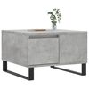 vidaXL Mesa de centro madera contrachapada gris hormig&oacute;n 55x55x36,5 cm