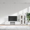 vidaXL Conjunto de mueble de TV con caj&oacute;n FLORIN Madera de ingenier&iacute;a
